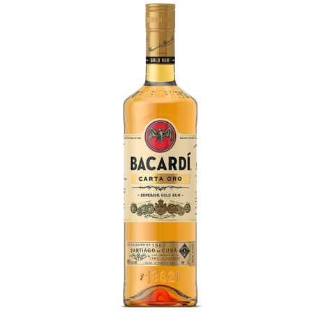 BACARDI (GOLD) CARTE DE ORO RUM 1LT