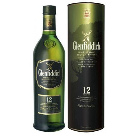 GLENFIDDICH 750ML 12YRS SINGLE MALT SCOTCH WHISKY