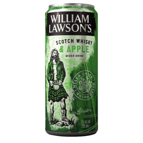 WILLIAM LAWSONS 330ML APPLE MXD DRINK