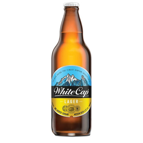 white cap 500ml bottle